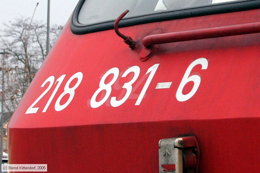 Deutsche Bahn - 218831-6
/ Bild: db2188316_e0015606.jpg