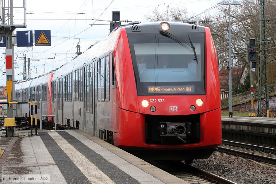 Deutsche Bahn - 622 533
/ Bild: db622533_bk2301160013.jpg