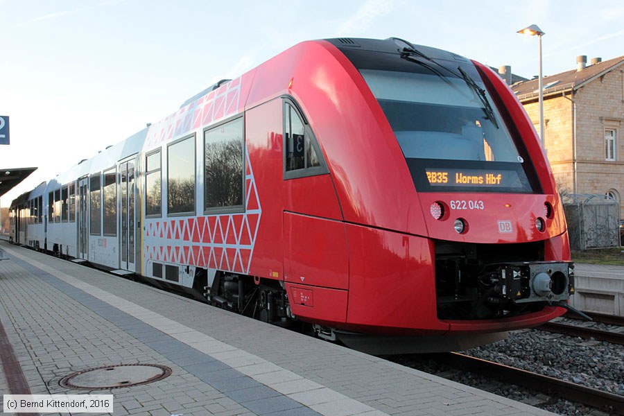 Deutsche Bahn - 622 043
/ Bild: db622043_bk1601250043.jpg