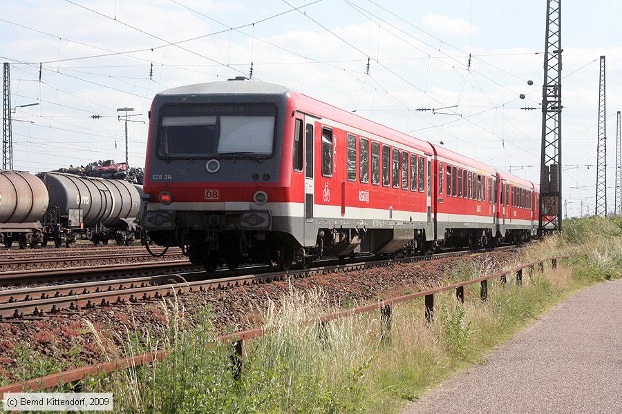 Deutsche Bahn - 628 314
/ Bild: db628314_bk0906040058.jpg