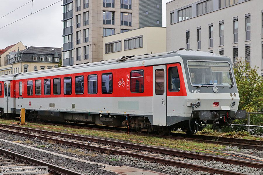 Deutsche Bahn - 628 507
/ Bild: db628507_bk2509250019.jpg Deutsche Bahn - 628 507
/ Bild: db628507_bk2509250019.jpg