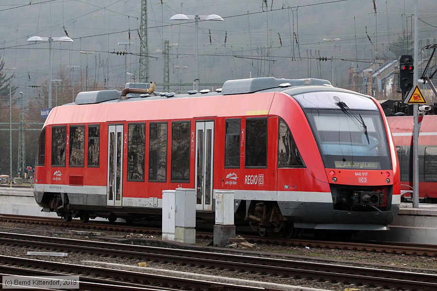 Deutsche Bahn - 640 017
/ Bild: db640017_bk1902130095.jpg