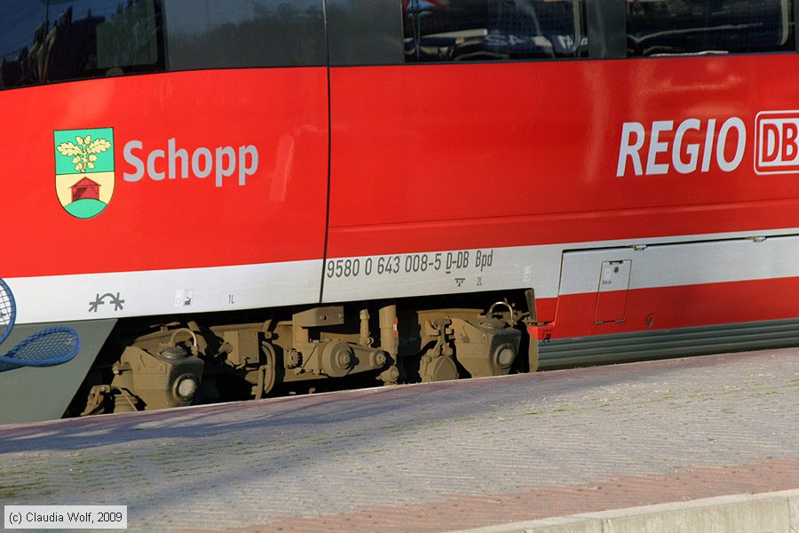 Deutsche Bahn - 643 008
/ Bild: db643008_cw0911190055.jpg