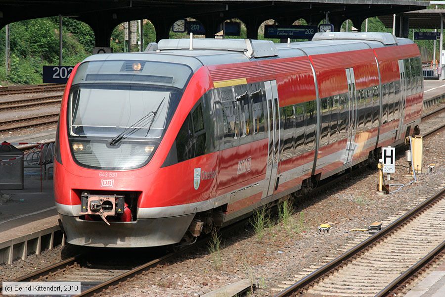 Deutsche Bahn - 643 531
/ Bild: db643531_bk1007110029.jpg