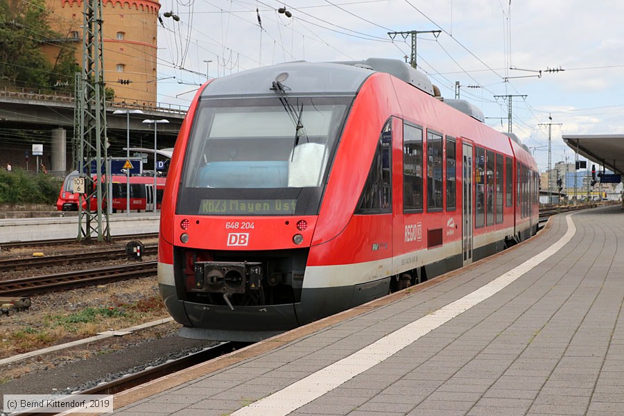 Deutsche Bahn - 648 204
/ Bild: db648204_bk1908010027.jpg