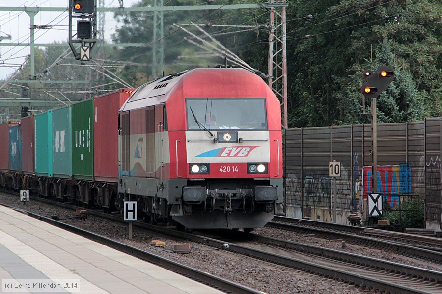 Eisenbahnen und Verkehrsbetriebe Elbe-Weser - 420 14
/ Bild: evb42014_bk1409020092.jpg