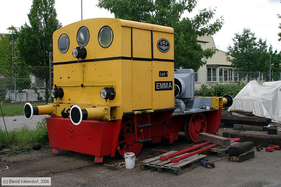 Ulmer Eisenbahnfreunde - Lok 1 - Emma
/ Bild: uefemma1_bk0606030001.jpg