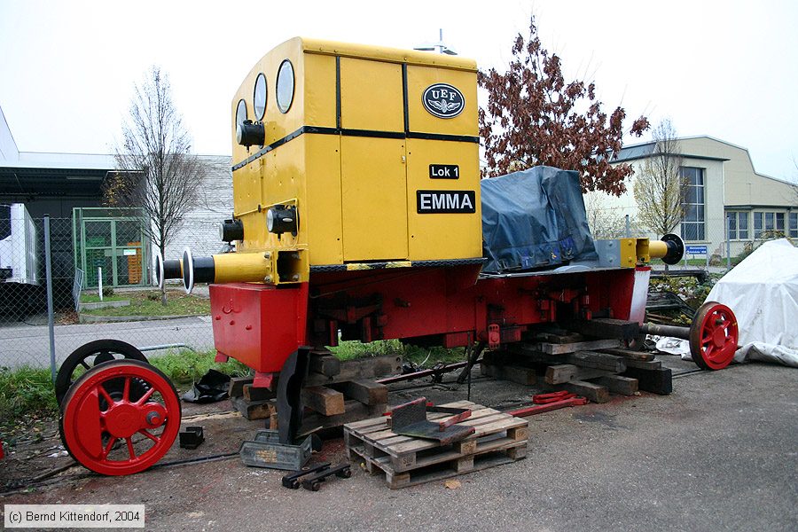 Ulmer Eisenbahnfreunde - Lok 1 - Emma
/ Bild: uefemma1_e0012081.jpg