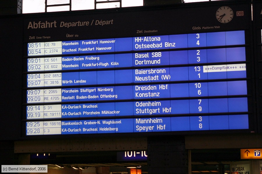 Karlsruhe Hauptbahnhof
/ Bild: bfkarlsruhehbf_bk0607090006.jpg