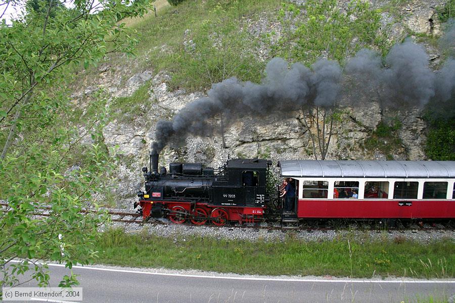 Ulmer Eisenbahnfreunde - Alb-Bähnle - 99 7203
/ Bild: uef997203_e0004728.jpg