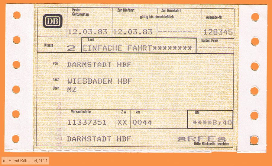 Deutsche Bundesbahn - Fahrkarte
/ Bild: db_fk19830312efks1.jpg