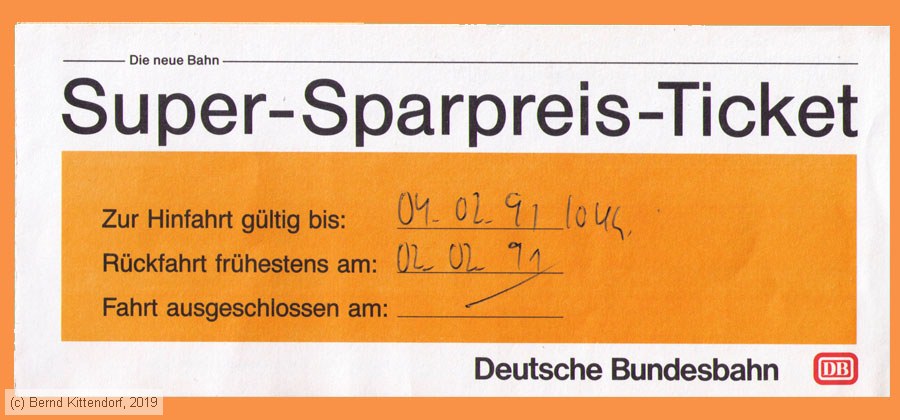 Deutsche Bundesbahn - Fahrkarte
/ Bild: db_fk19910128ssts1.jpg