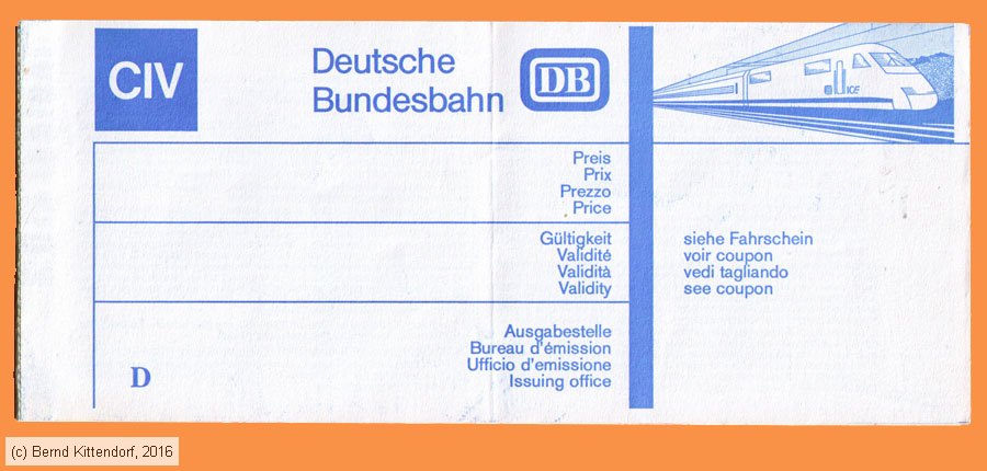Deutsche Bundesbahn - Fahrkarte
/ Bild: db_fk19920415ekss1.jpg
