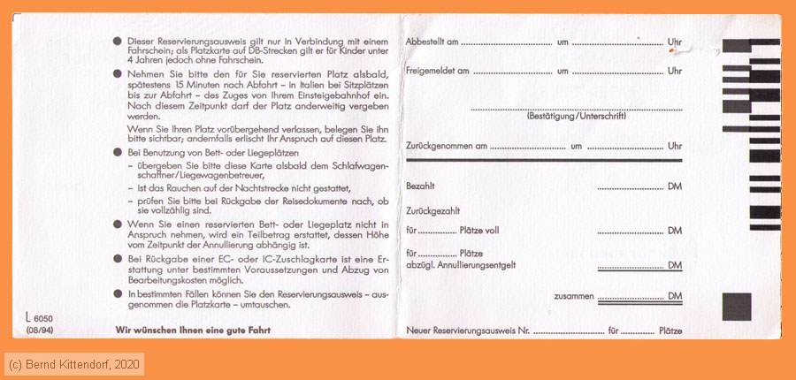 Deutsche Bahn - Reservierung
/ Bild: db_fk19950309ress2.jpg