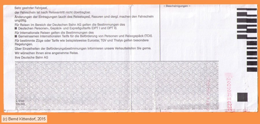 Deutsche Bahn - Wochenendticket
/ Bild: db_fk19990123woes2.jpg