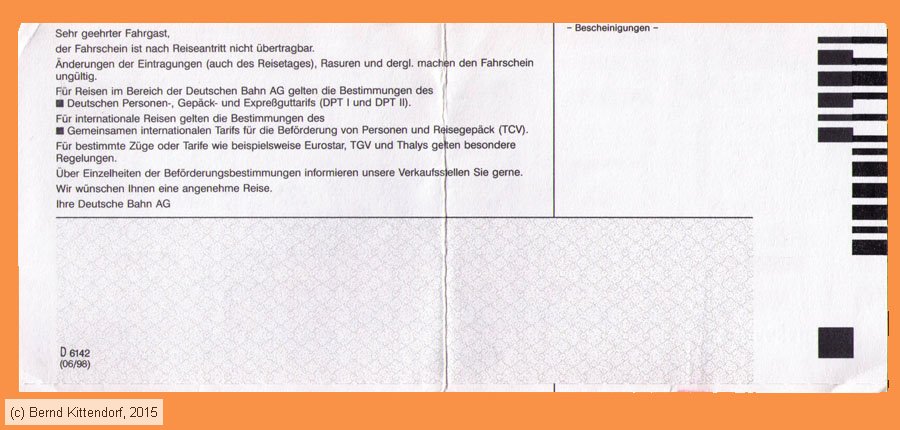 Deutsche Bahn - Wochenendticket
/ Bild: db_fk19990227wets2.jpg