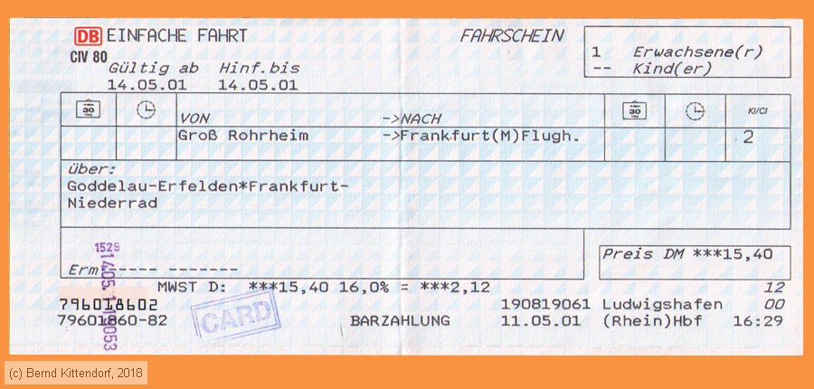 Deutsche Bahn - Fahrkarte
/ Bild: db_fk20010514r1af.jpg