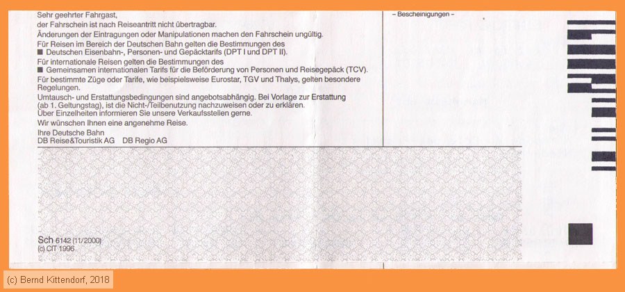 Deutsche Bahn - Fahrkarte
/ Bild: db_fk20010514r1bfs2.jpg