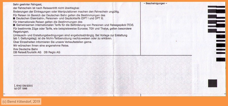 Deutsche Bahn - Fahrkarte
/ Bild: db_fk20020224efks2.jpg