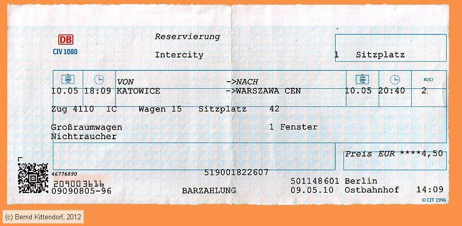 Deutsche Bahn - Reservierung
/ Bild: db_fk20100509reskw.jpg