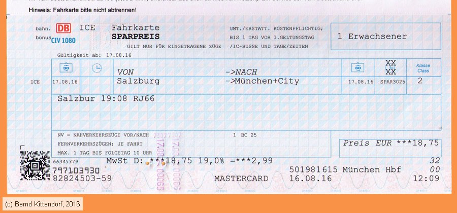 Deutsche Bahn - Fahrkarte Sparpreis
/ Bild: db_fk20160817efksp.jpg