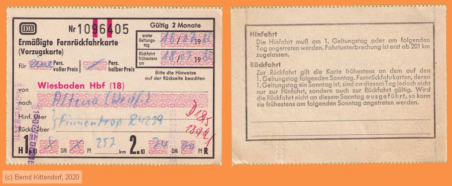 Deutsche Bundesbahn - Fahrkarte
/ Bild: db_fk19820716e.jpg