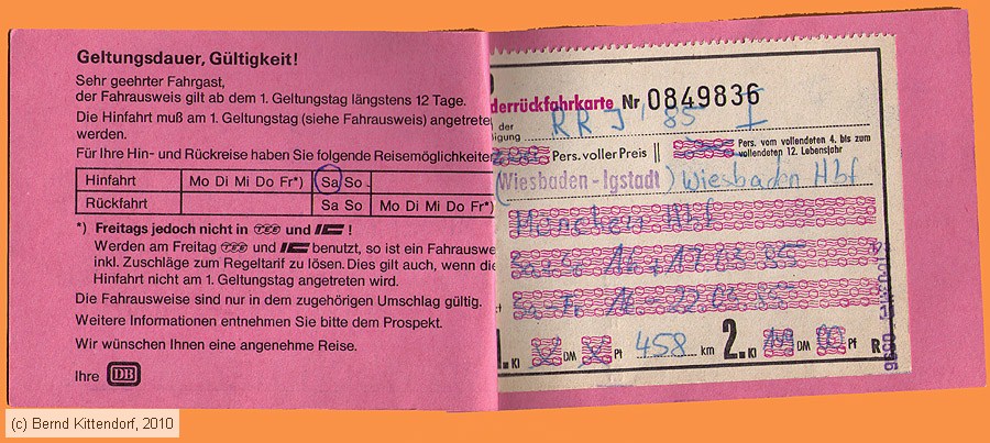 Deutsche Bundesbahn - Sonderrückfahrkarte
/ Bild: db_fk19850316b.jpg
