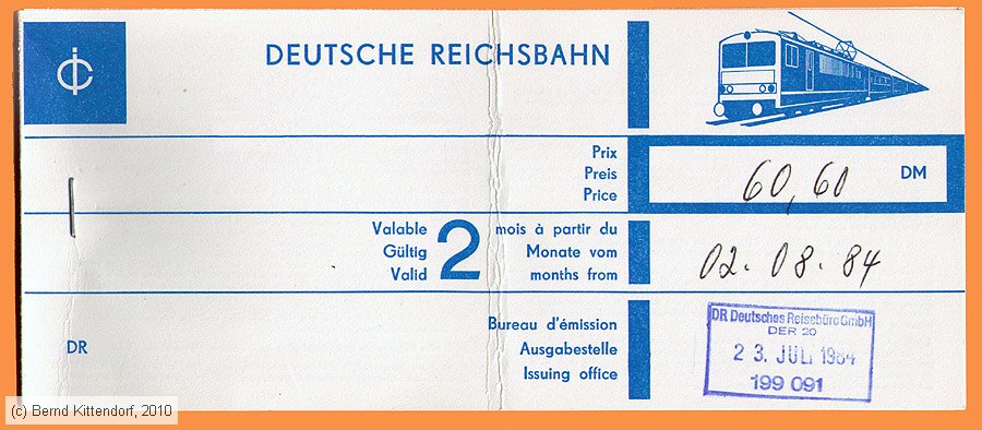 Deutsche Reichsbahn - Fahrkarte - Umschlag
/ Bild: dr_fk19840723a.jpg