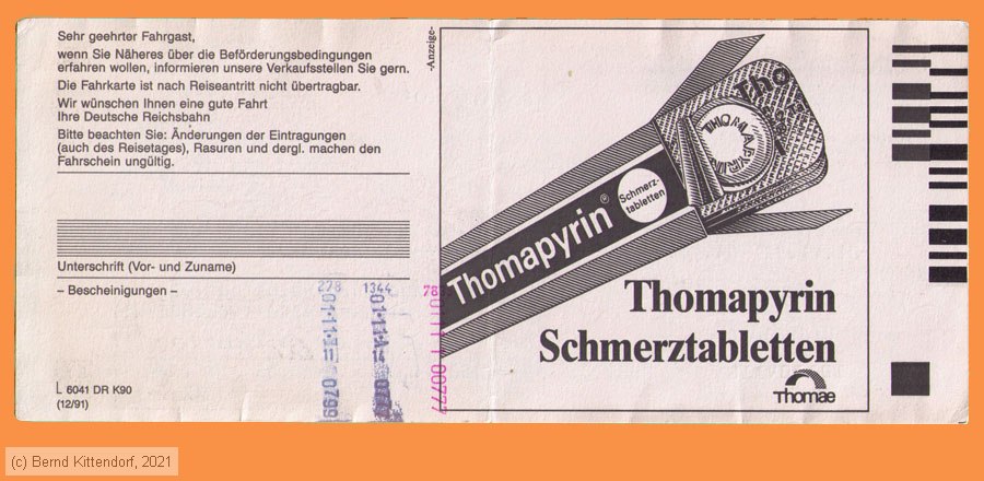 Deutsche Reichsbahn - Fahrkarte
/ Bild: dr_fk19921101es2.jpg
