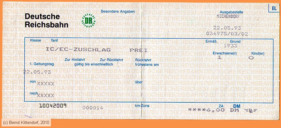 Deutsche Reichsbahn - IC/EC-Zuschlag
/ Bild: dr_fk19930522s1.jpg