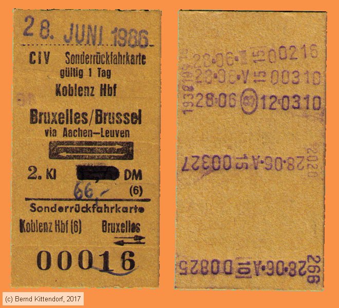 Deutsche Bundesbahn - Fahrkarte
/ Bild: db_fk19860628rfk.jpg
