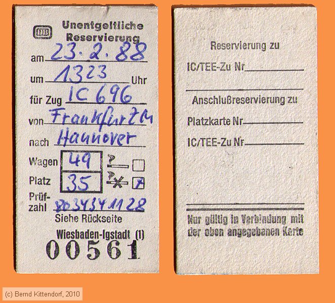 Deutsche Bundesbahn - Reservierung
/ Bild: db_fk19880223res.jpg