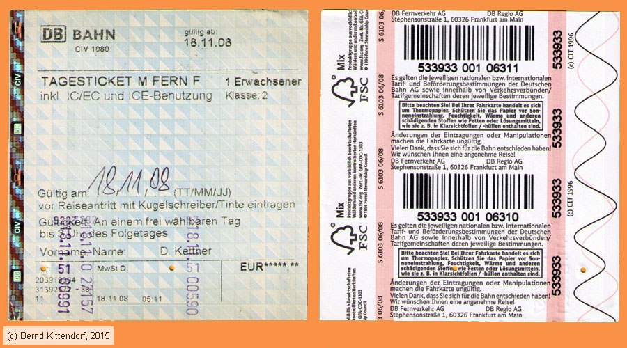 Deutsche Bahn - Fahrkarte
/ Bild: db_fk20081118ttmff.jpg