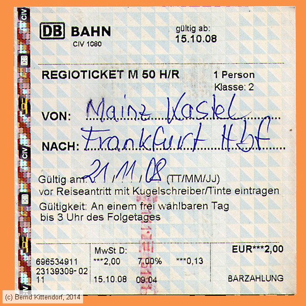 Deutsche Bahn - Fahrkarte
/ Bild: db_fk20081121rtm50hr21.jpg
