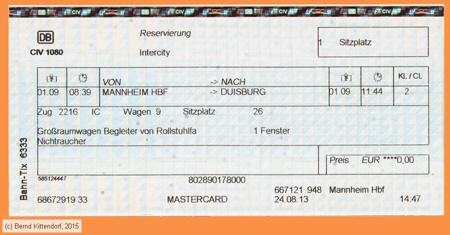 Deutsche Bahn - Reservierung
/ Bild: db_fk20130901res1b.jpg