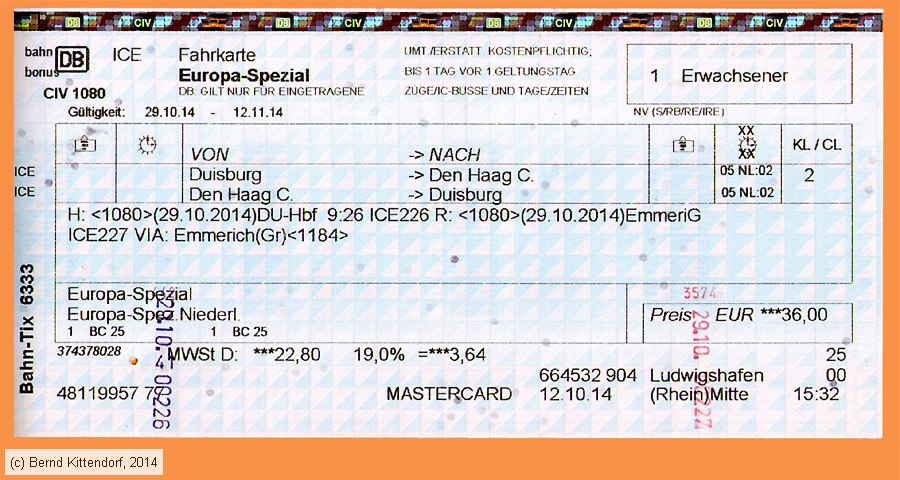 Deutsche Bahn - Fahrkarte Europa-Spezial
/ Bild: db_fk20141029fkespnl.jpg