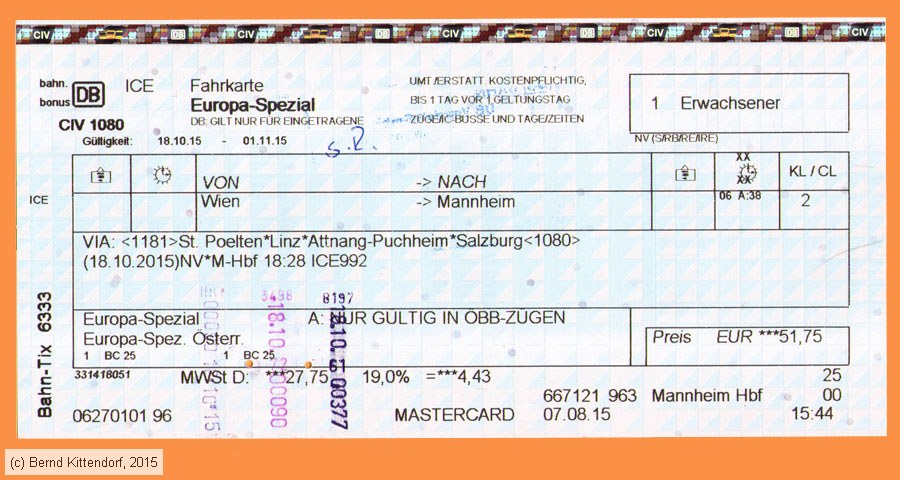 Deutsche Bahn - Fahrkarte Europa-Spezial
/ Bild: db_fk20151018espats1.jpg