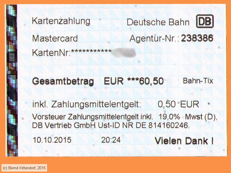 Deutsche Bahn - Beleg Kartenzahlung
/ Bild: db_fk20151113zmebel.jpg