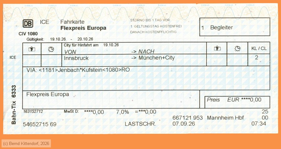 Deutsche Bahn - Fahrkarte Flexpreis Europa
/ Bild: db_fk20261019r2b.jpg