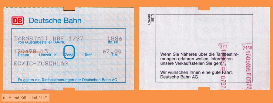 Deutsche Bahn - EC/IC-Zuschlag
/ Bild: db_fk19980417eciczua.jpg
