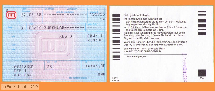 Deutsche Bundesbahn - EC / IC Zuschlag
/ Bild: db_fk19880822eciczu.jpg