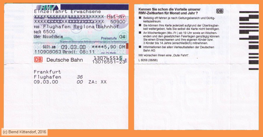Deutsche Bahn - Fahrkarte
/ Bild: db_fk20000309efkrmv.jpg