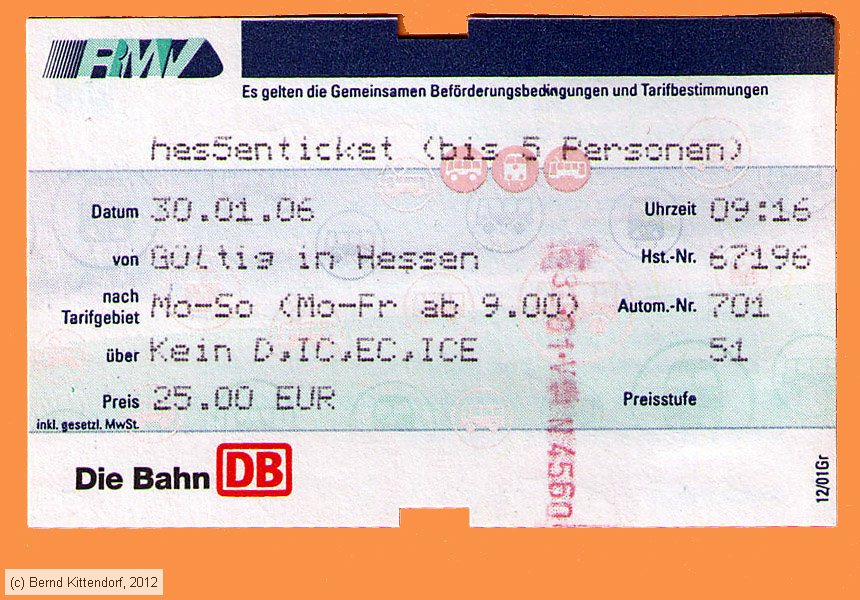 Deutsche Bahn - Hessenticket
/ Bild: db_fk20060130rmvh5t.jpg