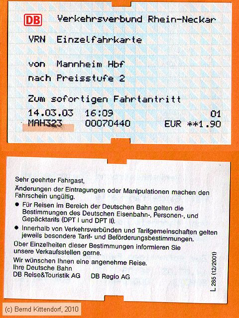 Deutsche Bahn - Fahrkarte
/ Bild: db_fk20030314v.jpg