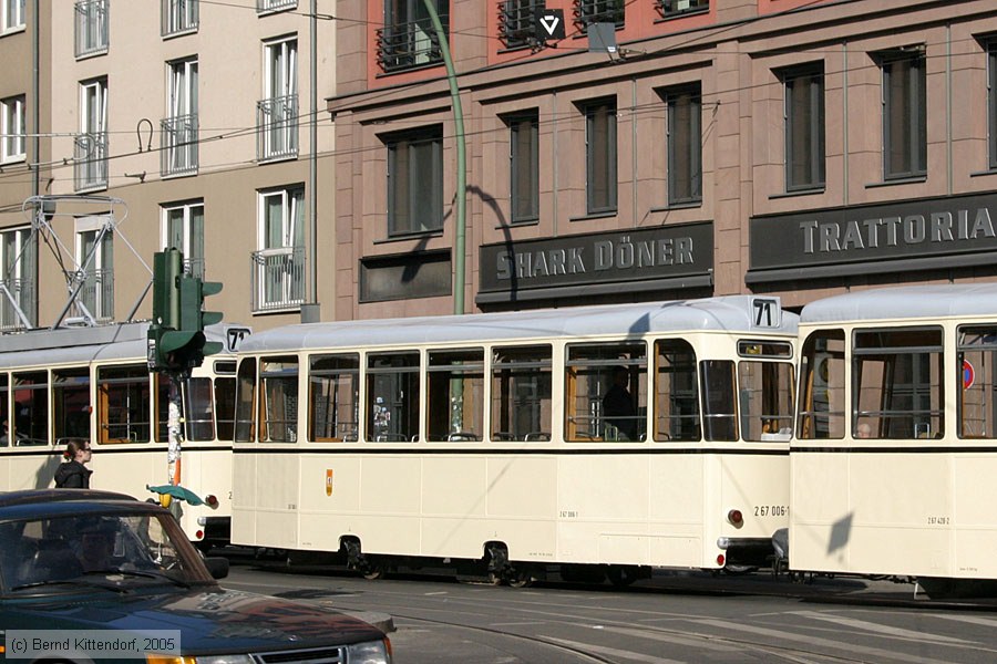 Straßenbahn Berlin - 267 006-1
/ Bild: berlin2670061_e0017667.jpg