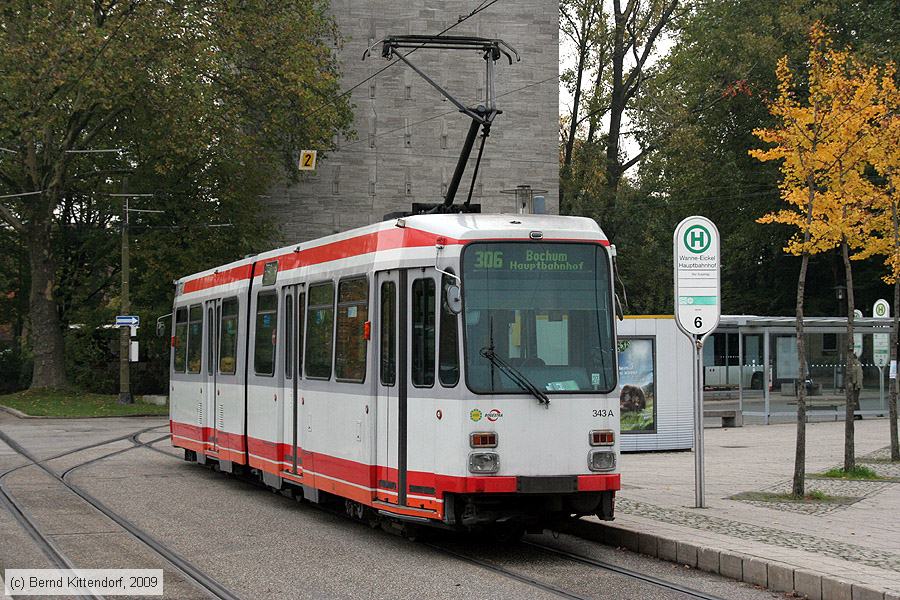Straßenbahn Bochum-Gelsenkirchen - 343
/ Bild: bogestra343_bk0910230036.jpg