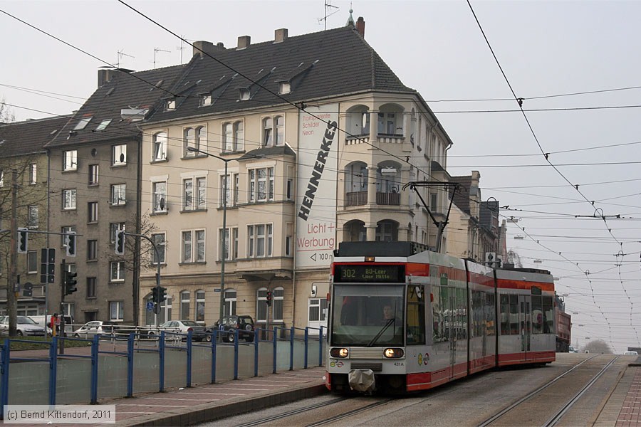 Straßenbahn Bochum-Gelsenkirchen - 431
/ Bild: bogestra431_bk1102170027.jpg