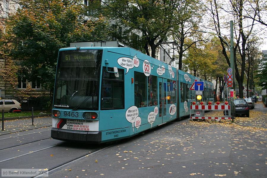 Straßenbahn Bonn - 9463
/ Bild: bonn9463_e0010980.jpg