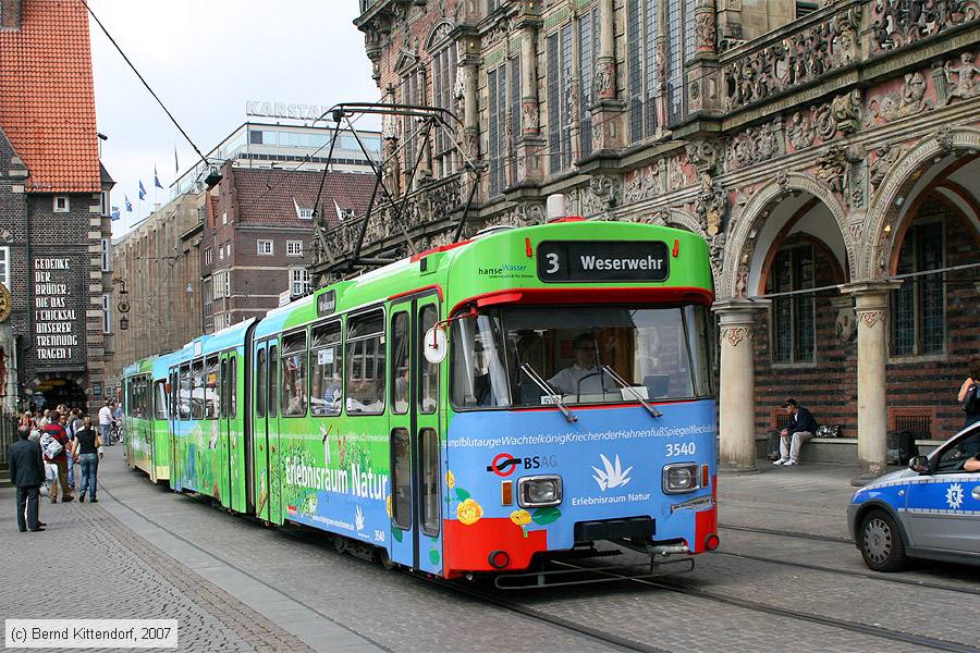 Bremen - Straßenbahn - 3540
/ Bild: bremen3540_bk0708250124.jpg