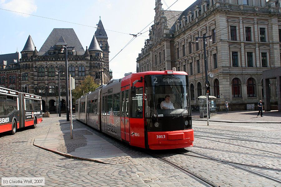 Bremen - Straßenbahn - 3013
/ Bild: bremen3013_cw0708250127.jpg